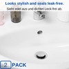 Universal Sink Plug, Diameter 40 mm, Chrome Drain Plug, Made