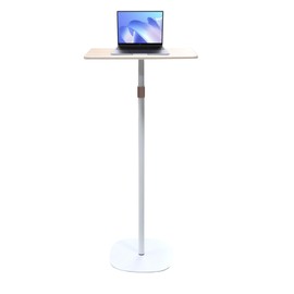 Zjyufy Portable Laptop Floor Stand Laptop Standing Desk Adjustable Height 18.5-47" Projector Floor Stand Bedside Sofa End Table for Office Meeting Room
