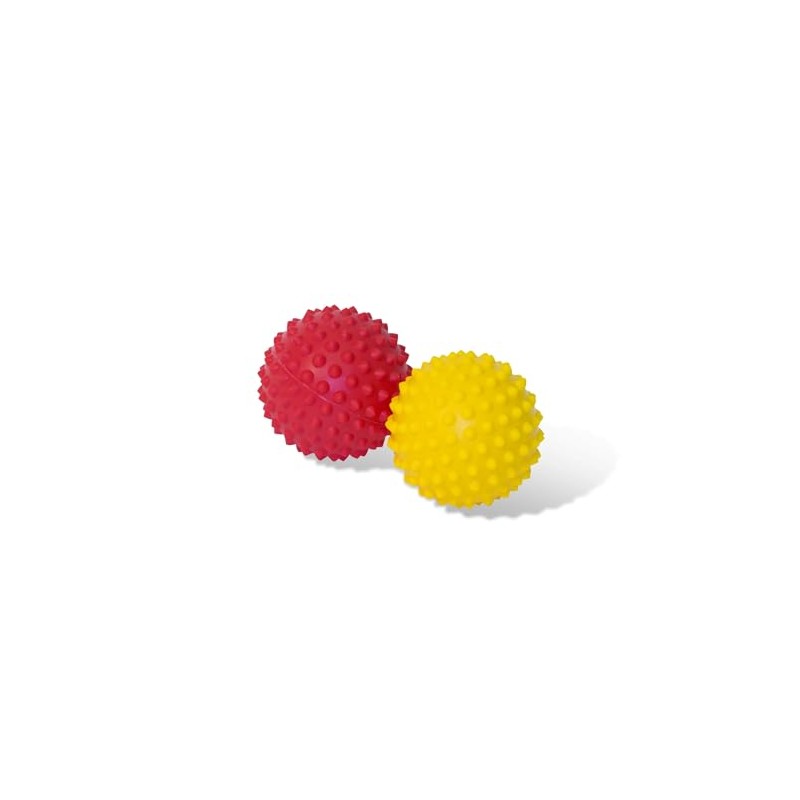 Physical Company Unisex Adult Prickle Stimulating Ball - Red/Yellow, Size