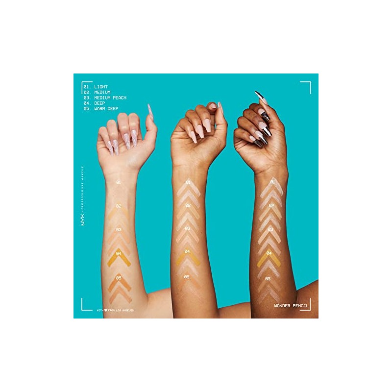 NYX PROFESSIONAL MAKEUP Wonder Pencil, Multi-Use Micro Highlighter & Concealer