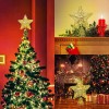 Gold Star Christmas Tree Topper – Treetop Sparkle – 20