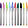 BIC Cristal Multicolour Ballpoint Pens With Wide Tip (1.6mm) Pens