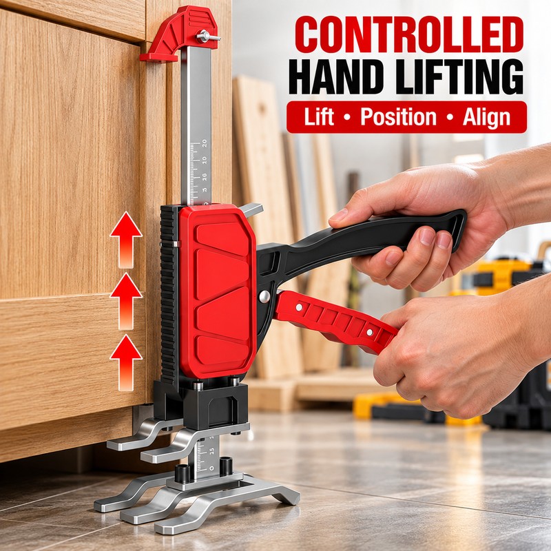 Hand Lifting Jack for Installation – Adjustable Labor-Saving Lifter for