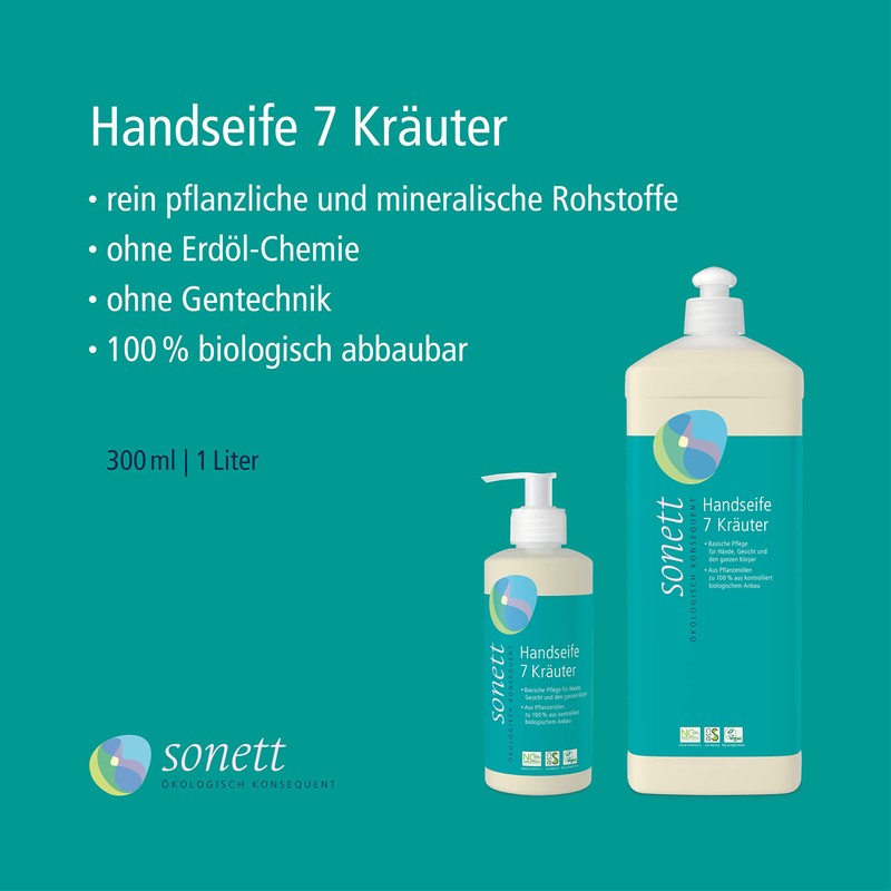 Sonett Hand Soap 7 Herbs 300 ml