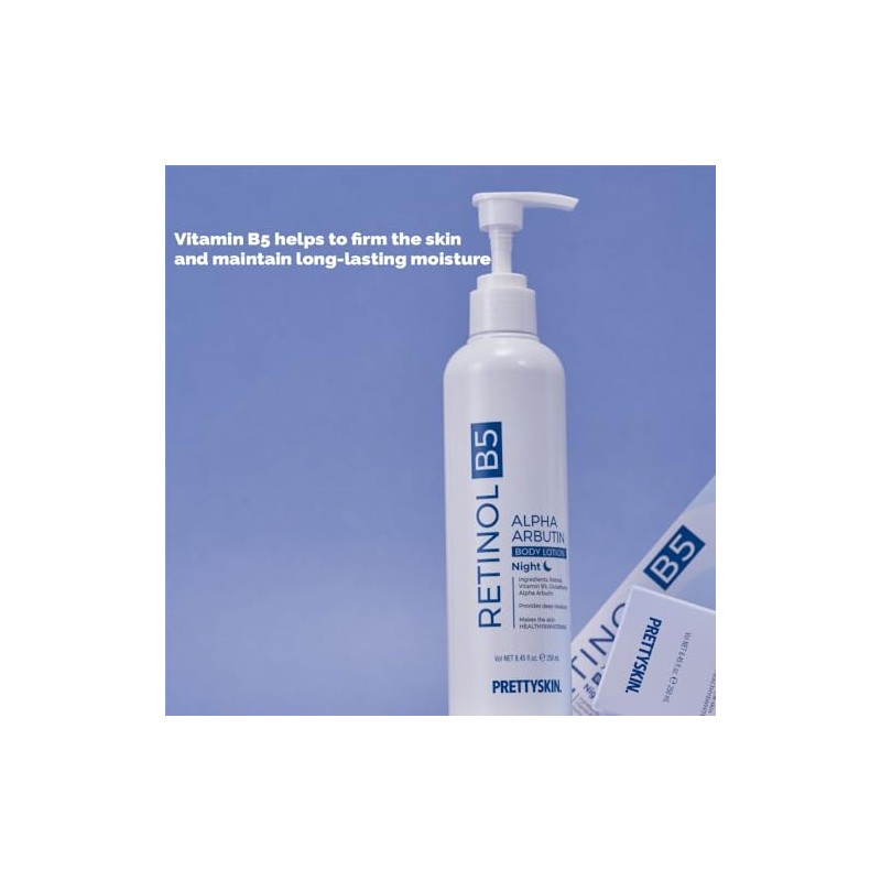 PRETTYSKIN- PS. Loción corporal coreana de hidratación profunda con retinol