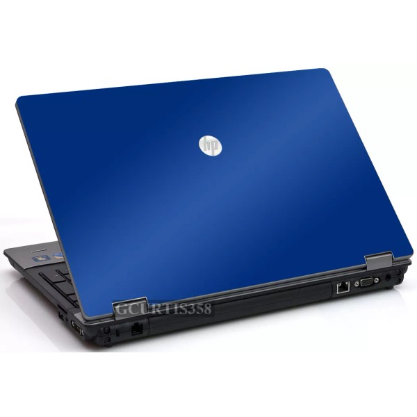 Unbranded/Generic BLUE Vinyl Lid Skin Cover Decal fits HP ProBook