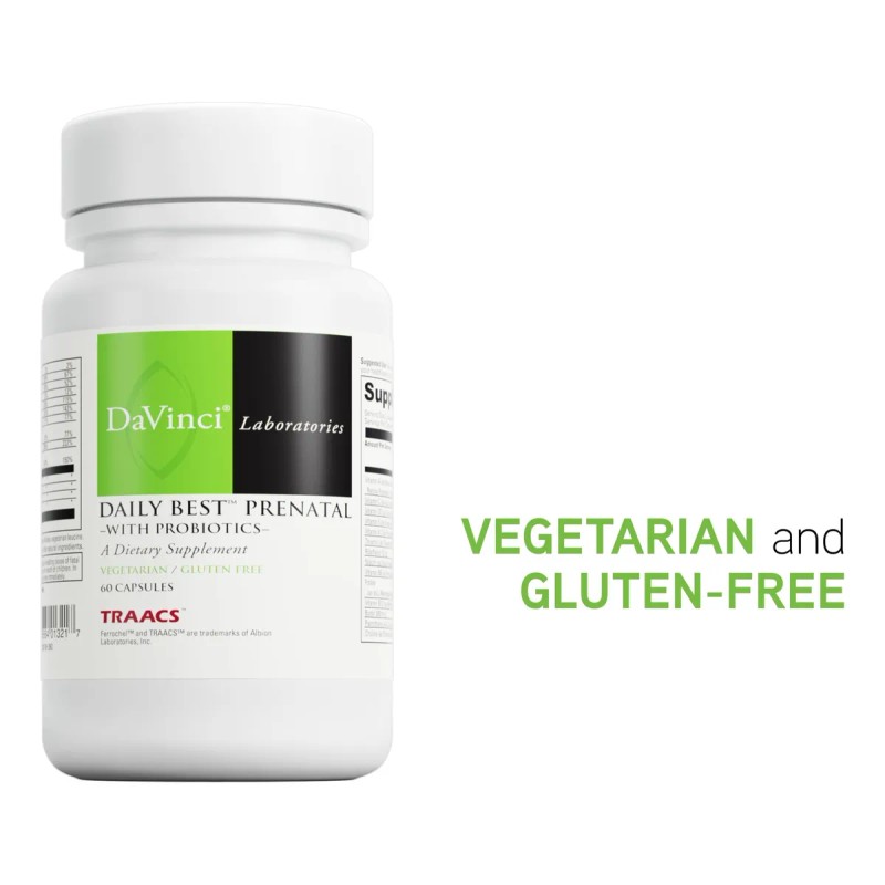 Davinci Multivitamínico Prenatal Con Probióticos 60 Cápsulas