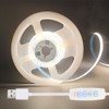 ZSLAIFU Warm USB Strip Light, 3 Button Switch LED Strip