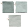 YUYUDEHM 3 Pack Face Wash Cloths, Reusable Makeup Remover Cloths,