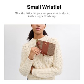 Coach Small Wristlet, Multicolor