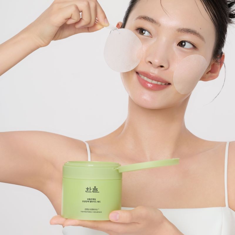 Hanyul [한율][은행잎패드 증정] 보들은행잎 모공탄탄 펩타이드 패드 기획 [Hanyul][With Ginkgo