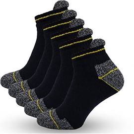 MOUNTREX® Work Socks – Men's Socks – Work Socks – 10/20 Pairs, Black, 10 pairs of trainer socks, 43 - 46