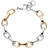 Jobo Women's Bracelet Stainless Steel Bicolour Coated 22 cm, Stainless