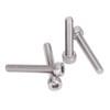 50Pcs Hex Socket Cup Head Screw Galvanized Steel M4 for