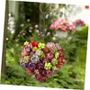 DOITOOL Stylish Heart Shaped Hanging Basket Planter Iron Wire for