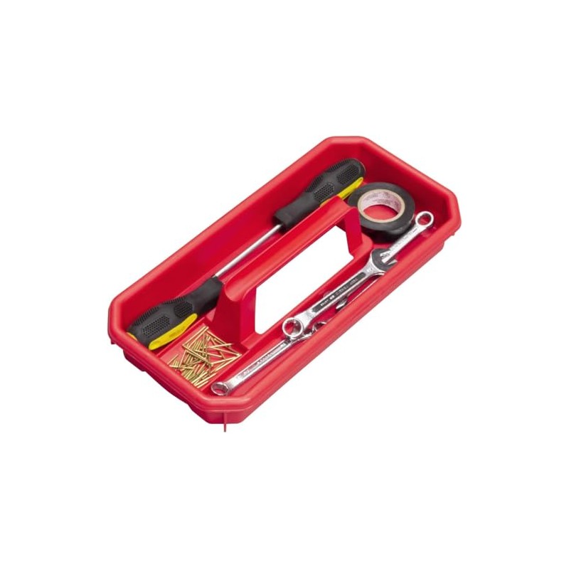 Akro-Mils 9514 14-Inch ProBox Plastic Tool Box, Red