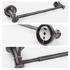 Adjustable Bronze 15 to 26Inch Bath Towel Bar Rack for