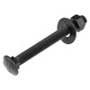 3/8" x 3-1/2" (25 Pack) Black Carriage Bolt Kit, Grade