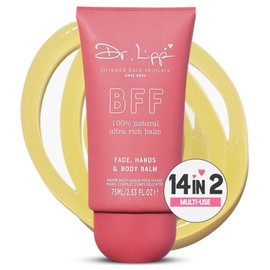 Dr. Lipp BFF Ultra Rich Balm 75ml – 4-in-ONE Dry Skin Moisturising Multi-Use Balm for Face, Hands, Body & any Delicate Areas – 100% Natural Coconut Oil & Lanolin – Fragrance & Cruelty Free