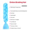 Braids Extensions, Blue, Pack of 3, Jumbo Braid Extensions, 24