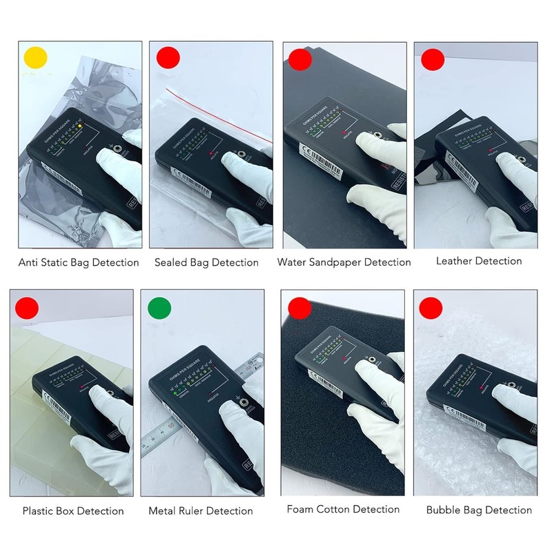 Portable Handheld Surface Resistivity Meter, with Test Lead, Automatic Range