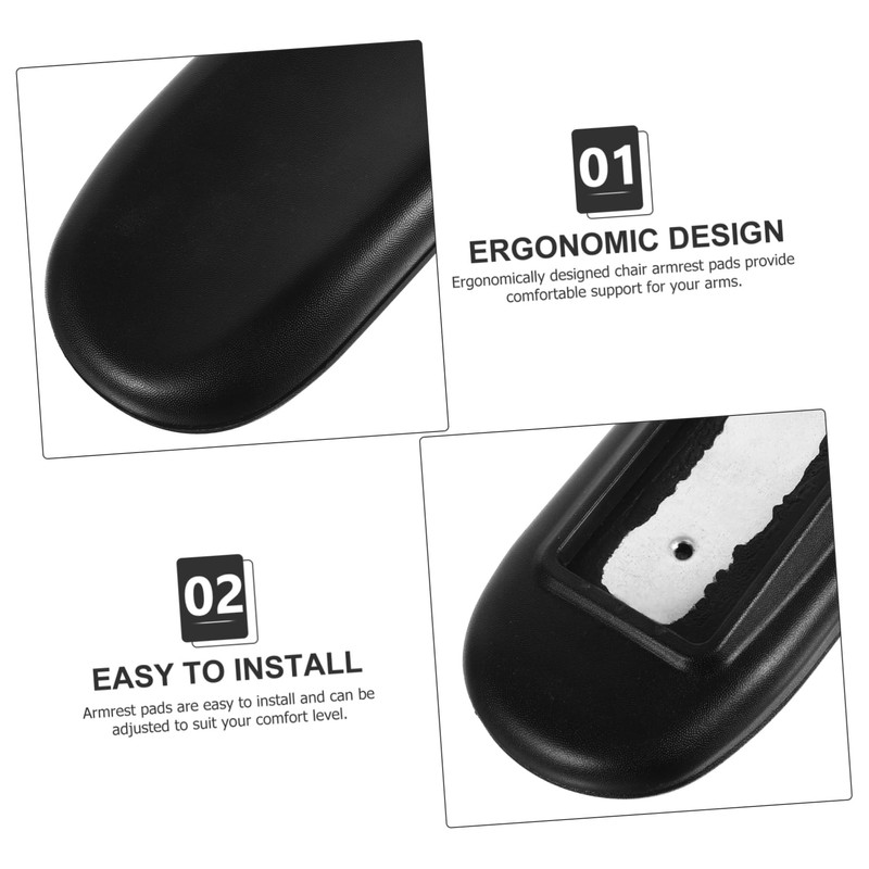 Gatuida 1Pair Swivel Chair Arm Pads Stretchable Office Chair Armrests