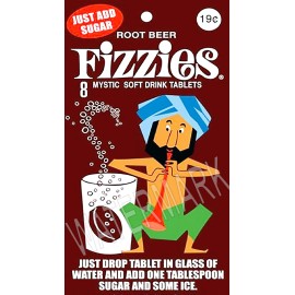 Root Beer Fizzies Witch Drink High Quality Metal Magnet 2.25x4 inches 9992