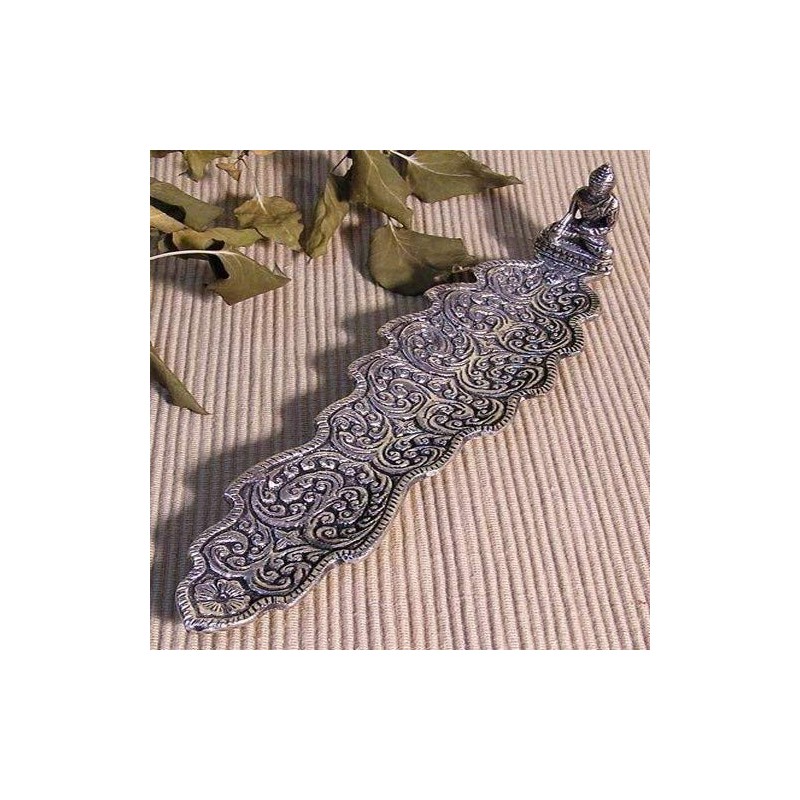 Berk - Inner Worlds Buddha Metal Incense Holder, White