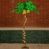 TYBEEU 5ft Lighted Palm Tree 136 LED Lights with Glowing