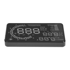 P SEPEY A8 5.5 OBD II Car HUD Display, Car HUD Head up Display, Display Km/h, MPH, Water Temperature, Battery Voltage, Multi Color Windshield Screen Projector for Most Cars
