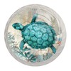 NEWzone 4 Pack Turtle Cabinet Knobs, Nautical Decorative Single Hole