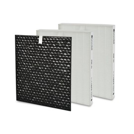 Brondell Air Purifier Replacement Filters for Revive - 1 yr. Standard Filter Pack - 2 True HEPA Filters, 1 Active Carbon Filter, Allergy Relief - for Dust, Smoke, and more. PRF-51