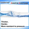 Pushglossy 6" X 4" 429-E Series PVC Pipe Fitting Eccentric