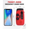 Emgykit 086S Hand Crank Emergency Radio - 2000mAh/7400mWh AM/FM/NOAA Solar