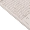 Silicone Mold Safe Elastic Grey Leaves Bamboo Design Tear Resistant