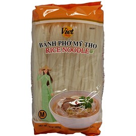 Viet Way Rice Noodle Sticks for Pho, 14oz (3 Packs) (M)