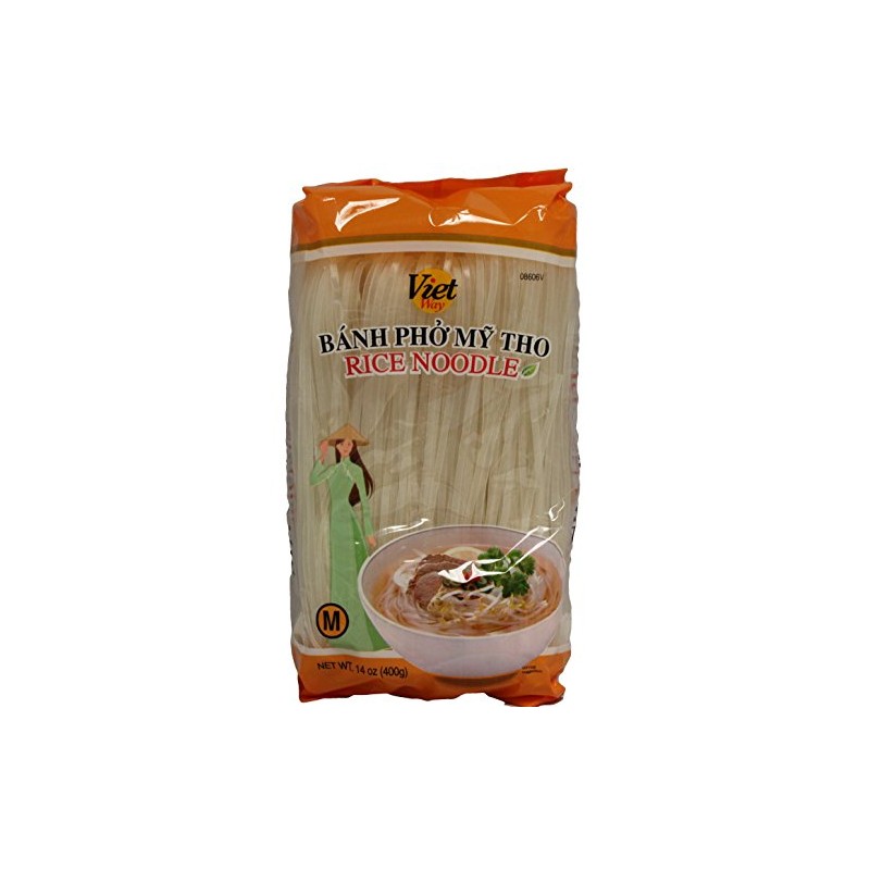 Viet Way Rice Noodle Sticks for Pho, 14oz (3 Packs)