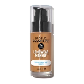 Revlon Color Stay Long Wear Makeup D 330 Natural Tan Healthy Wheat For Dry Skin SPF20 PA++ Liquid Foundation 30ml