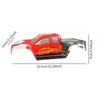 Perfeclan 1/10 RC Car Body Shell Frame, Accessory DIY Modified