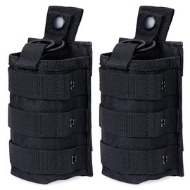 KEESIN Molle Tactikal Radio, Pack of 2 Multifunctional Bag for Walkie Talkie Radio Holder Walkie Talkie Radios Holster Radio Pouch for Baofeng Motorola Midland CB Walkie Talkies