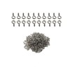 IDEALSV (304) Stainless Steel Small Screw Eye Pins Jewelry Making