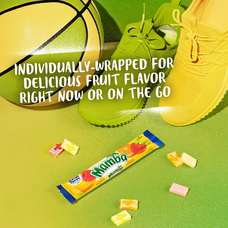 Mamba Fruit Chews Candy, 3.73 ounces, 24 Pieces (Pack of