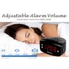 ZAPALA expert Alarm Clock for Bedroom, 2 Alarms Loud LED