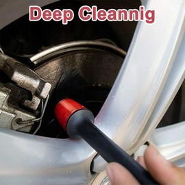 Fychuo Car Detailing Brushes 5 PCS Detailing Brushes Alloy Wheel Brush, Soft Bristles Brush Car Detailing Kit Cleaning Products Car Valeting Kit Car Interior Cleaning Kit