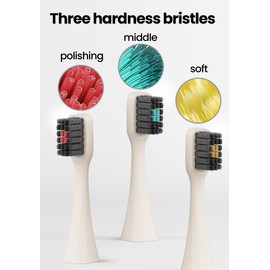 Allegro Luxury Premium Polished Metal Sonic Toothbrush M1,Ivory Gold