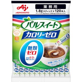 Pulse Sweet Ajinomoto Zero Calorie Sticks, Commercial Use, 120 Sticks, Sugar Sticks, Coffee Sugar