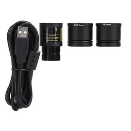 5MP USB 2.0 Electronic Eyepiece for 23.2mm 30.0mm 30.5mm Microscope Drive Free With Two Adapter Ring