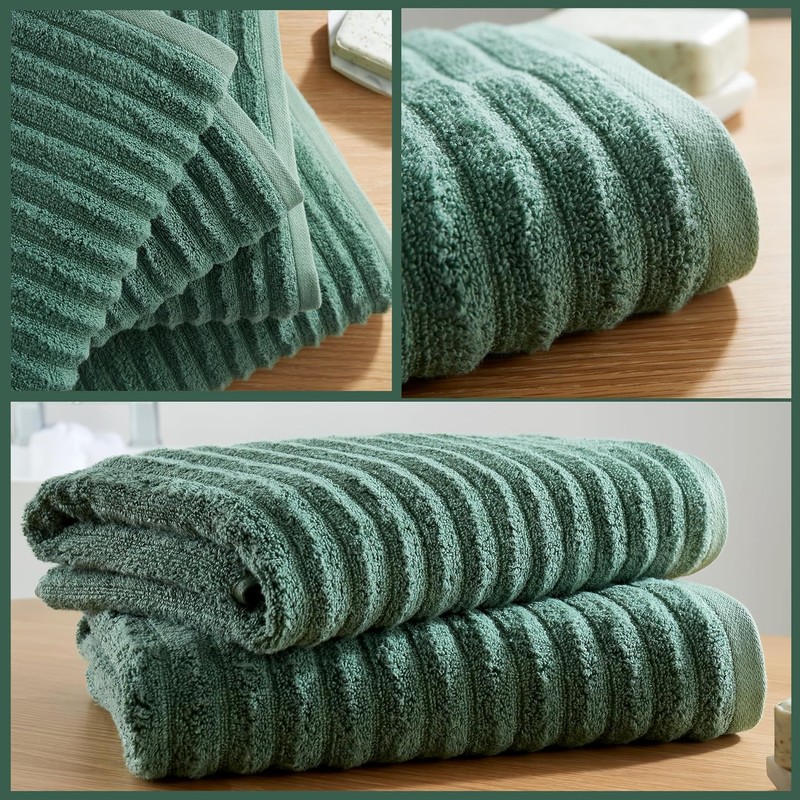 Towelogy Bamboo Bath Towels 70x120cm Quick-Drying Ideal for Adults, Gym