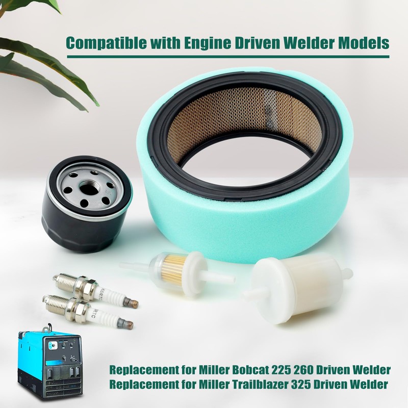 YUXIVCNE 230015 Tune-Up Filter Kit Replacement for Miller Bobcat 225