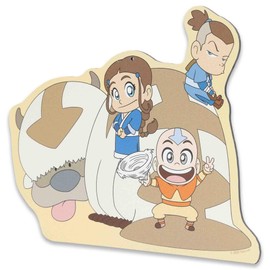 Avatar The Last Airbender Characters Metal Wall Decor – Fun Avatar Sign for Bedroom or Play Room